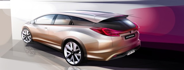 More information about "Geneva Motor Show: Honda Civic Wagon Teaser"